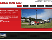 Tablet Screenshot of kendalltrucksales.com